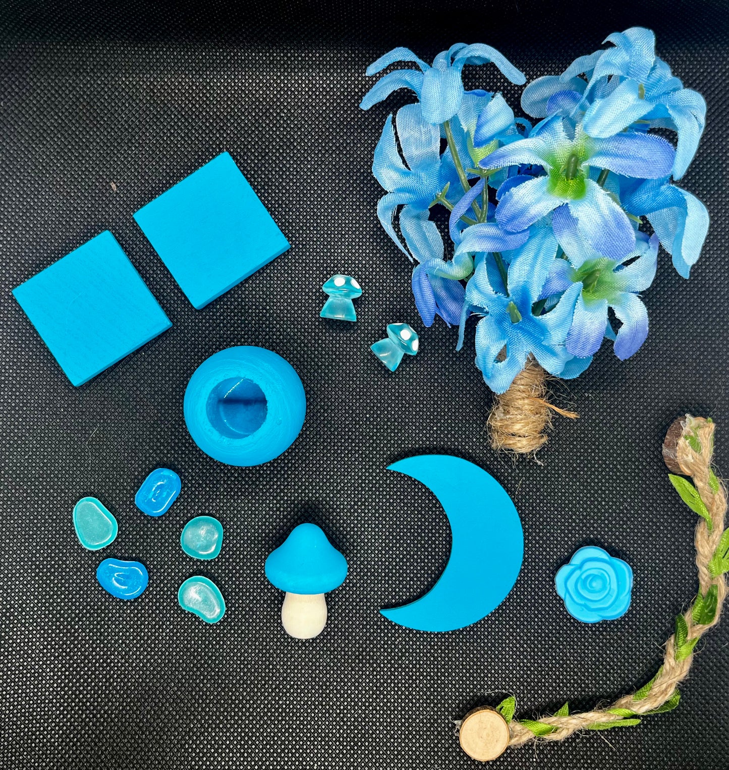 Teal/turquoise Enclosure DIY Set