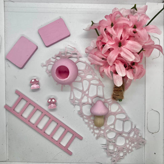 Pale pink enclosure diy set
